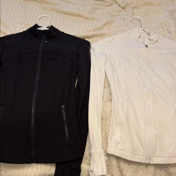 lululemon define jackets size 2 black and white - Picture 1 of 7